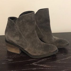 Dolce Vita grey suede booties Size 9